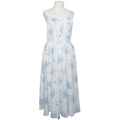 Jurk (Wit, Blauw) van Scarlet Darkness Elastaan, Polyester, Viscose