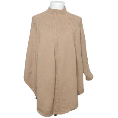 Poncho (Beige) de Selected Touch Polyamide, Polyester, Viscose