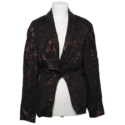 Blazer (Noir, Or) de Richards Fibre métallique, Viscose