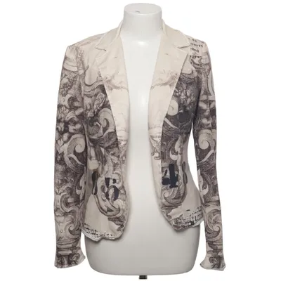 Blazer (Beige, Noir) de Issy Élasthane, Polyester