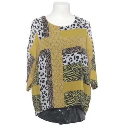 Blouse (Geel, Zwart, Wit) van Création L Elastaan, Modal, Polyester
