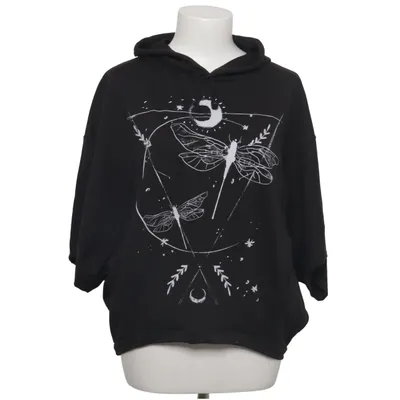 Huvtröja (Svart) från Outer Vision Polyester, Viskos