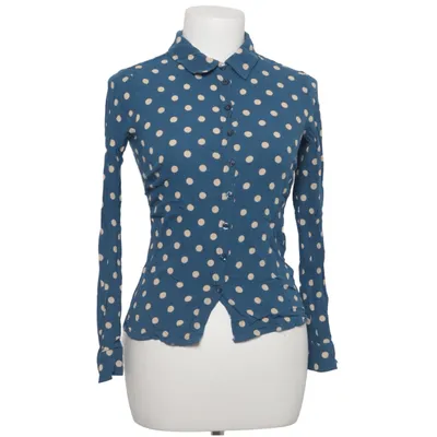 Bluse (Blau, Beige) von King Louie Viskose
