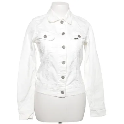 Veste en jean (Blanc) de Lee Coton, Élasthane