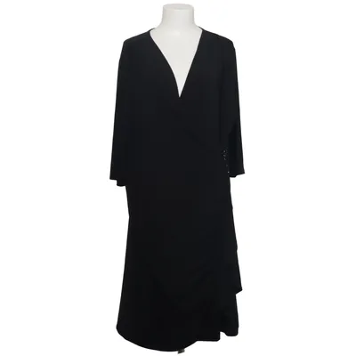 Wickelkleid (Schwarz) von Pompöös Elasthan, Polyester