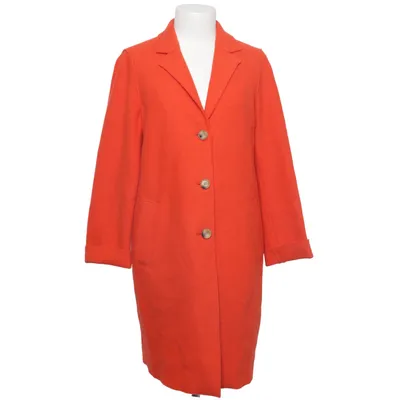 Manteau (Orange) de Oui Laine, Viscose, Polyester