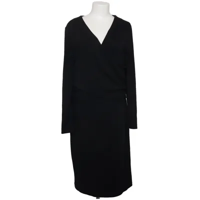 Jurk (Zwart) van Cassani Acetaat, Nylon, Wol
