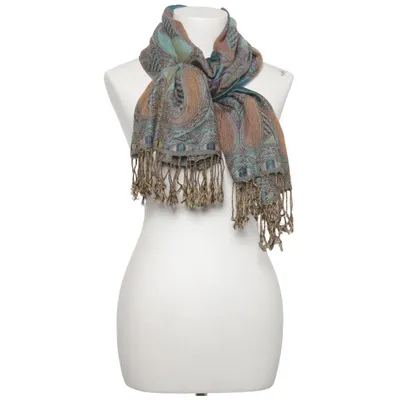 Scarf (Blue, Purple, Multicolored) from 4 You Acrylic, Viscose