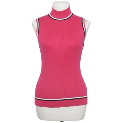 Pull sans manches (Rose, Blanc, Noir) de Cable & Gauge Polyester, Viscose