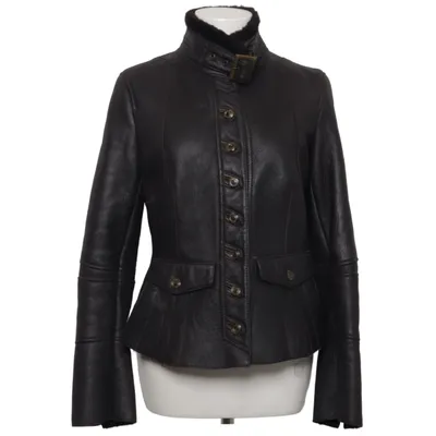 Shearling Jacke (Braun) von Gaddi's Leder