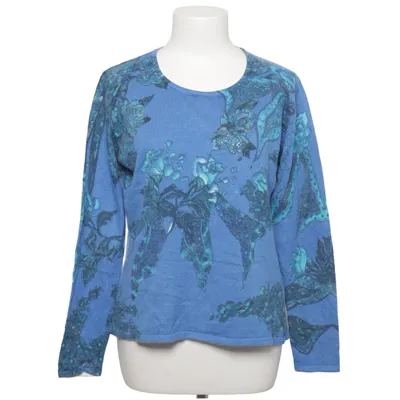 Sweater (Blue, Multicolored) from Beauty Women Angora, Polyamide, Wool