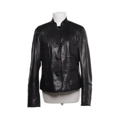 Leather jacket (Black, Multicolored) from CKN of Scandinavia Polyester, Leather