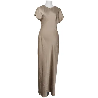 Robe longue (Beige) de Zara Polyester
