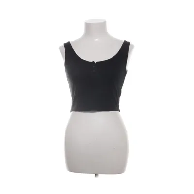 Crop top (Zwart) van Terranova Katoen