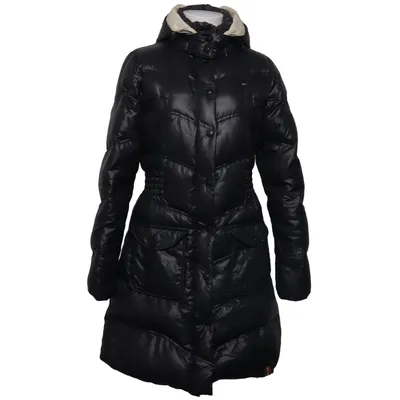 Dunfrakke (Sort) fra Tommy Hilfiger Dun, Fjer, Nylon
