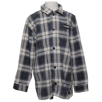 Chemise en flanelle (Bleu, Gris, Blanc) de Hummel Coton biologique, Polyester