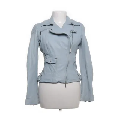 Bikerjack (Blauw) van Karen Millen Polyurethaan, Viscose
