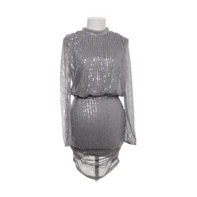 Cocktailklänning (Grå, Silverfärgad) från Shein Polyester