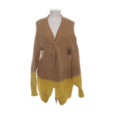 Cardigan (Jaune, Marron) de Liebesglück Acrylique, Laine