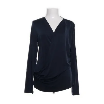 Wikkelblouse (Blauw) van Samsøe & Samsøe Elastaan, Cupro