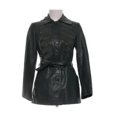 Läderkappa (Grön) Skinn