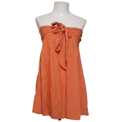 Halterneck-kjole (Orange) fra Shein Polyester