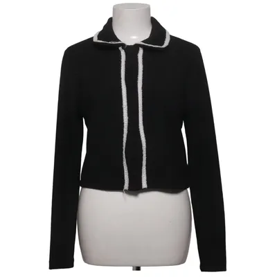 Cardigan (Sort, Hvid) fra H&M Polyester, Viscose