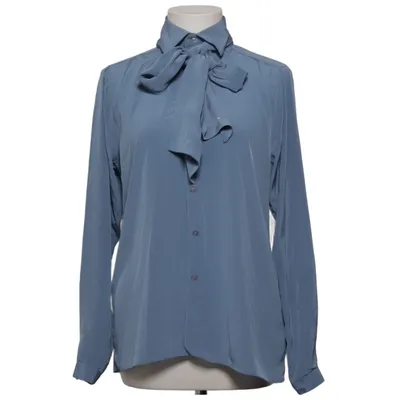 Blouse lavallière (Bleu) de Lutz Teutloff Polyester