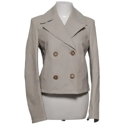 Läderjacka (Beige) från Riani Skinn, Polyester