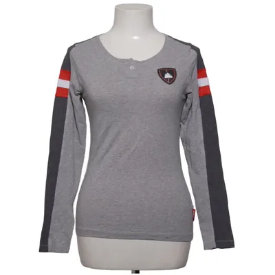 Långärmad t-shirt (Grå, Röd, Vit) från Tirol Bomull, Elastan