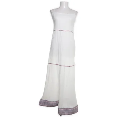 Långklänning (Vit, Flerfärgad) från Esmara by Heidi Klum Bomull