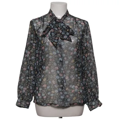 Bluse (Sort, Flerfarvet) fra Smiley Vintage