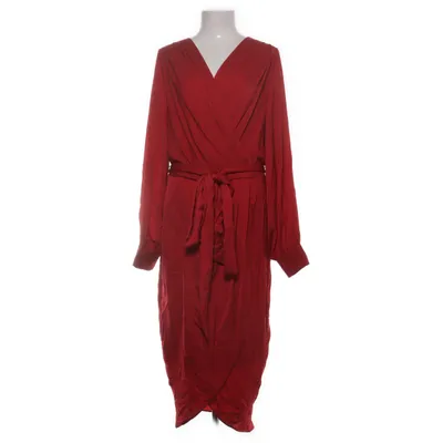 Wikkeljurk (Rood) van City Chic Elastaan, Polyester