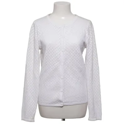 Cardigan (Wit) van Geena Katoen