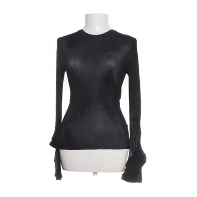 Långärmad t-shirt (Svart) från H&M Conscious Collection Exclusive Silke