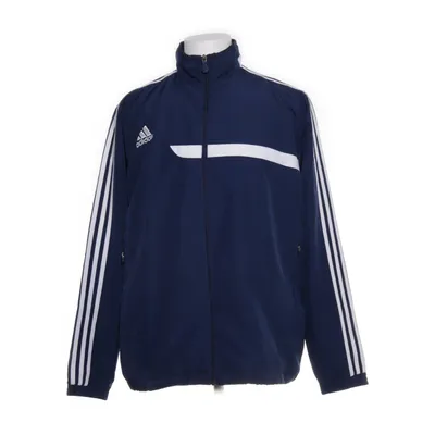 Træningsjakke (Blå, Hvid) fra Adidas Polyester