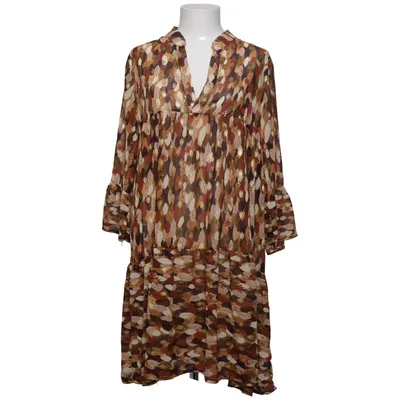 Dress (Brown, Multicolored) from Cat & Co Elastane, Polyester
