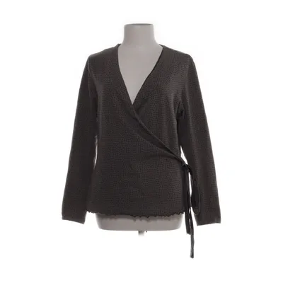 Wrap blouse (Gray) from Deerberg