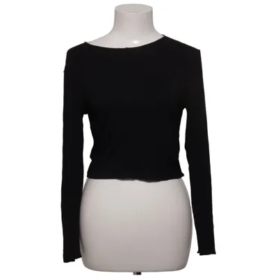 Crop top (Zwart) van Chiquelle Elastaan, Viscose