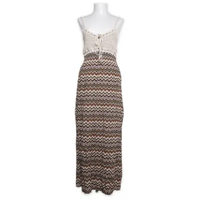 Maxikjole (Hvid, Flerfarvet) fra Essentials Bomuld, Viscose