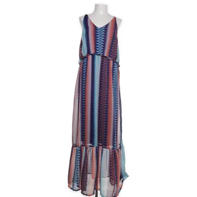 Maxi dress (Blue, White, Multicolored, Pink) from TQF Collection Polyester