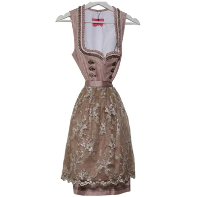Dirndl (Beige, Rose, Blanc) de Krüger Madl Polyester