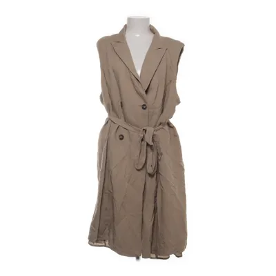 Kjole (Beige) fra H&M Linned, Polyester, Viscose
