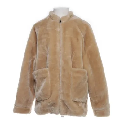 Vinterjacka (Beige) från NA-KD Polyester, Pälsimitation