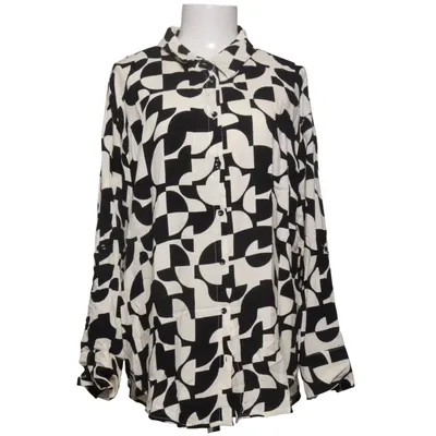 Blouse (Black, White) from CHOIS Viscose