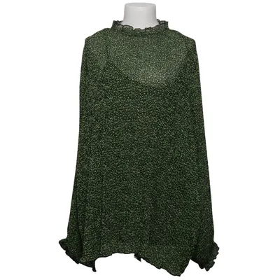 Blouse (Green, Black) from Yesta Recycled polyester