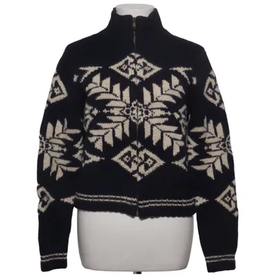 Cardigan (Blauw, Wit) van Ralph Lauren Konijnenbont, Wol