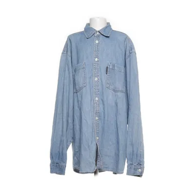 Denim blouse (Blauw) van More & More Katoen