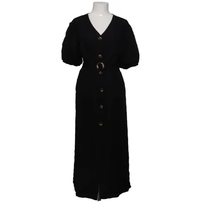 Robe longue (Noir) de Mango Suit Polyester, Viscose