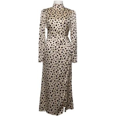 Maxikleid (Beige, Schwarz) von Reformation Seide